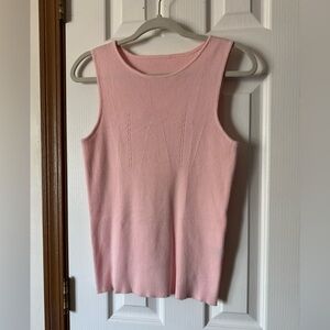 Pink Sleeveless Top